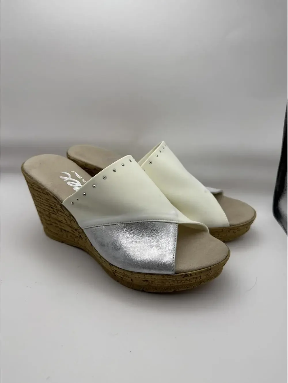 Onex Women's, Cathi Sandal Size 5 Women's Wedge Slide Sandals with Cork Platform